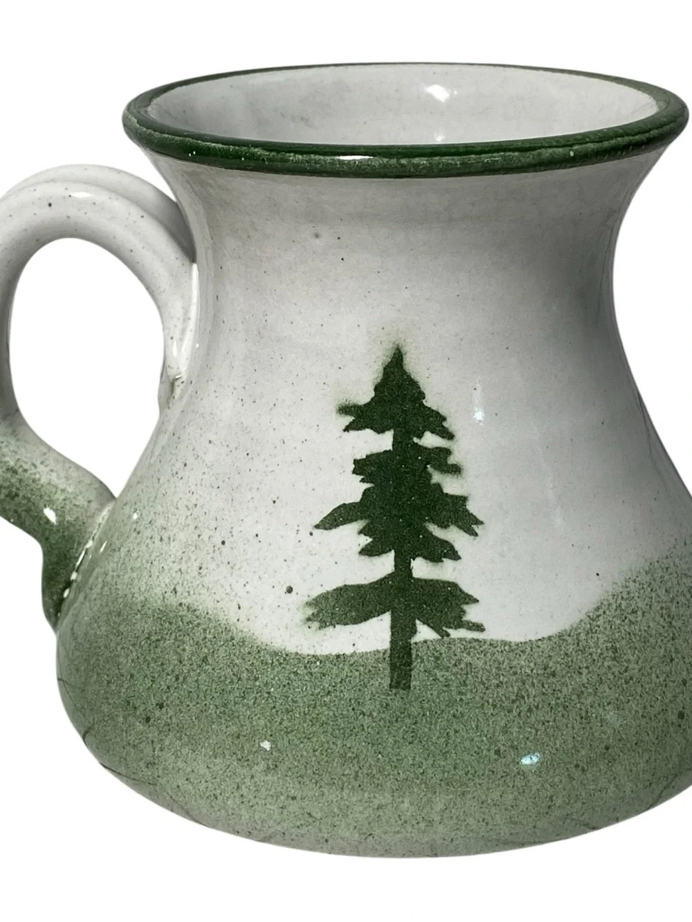 Vintage Travel Wolf Coffee Mug Cup Stoneware Specialties Mountains Trees Forest